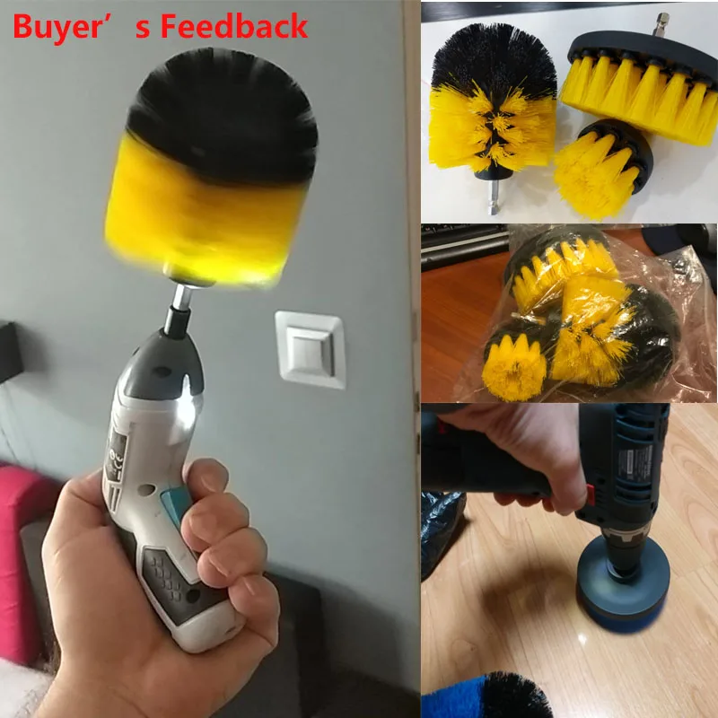 

Electric drill brush Power Scrubber Brush Set For Bathroom Drill Scrubber Brush For Cleaning Cordless Drill Kit Scrub Brush set