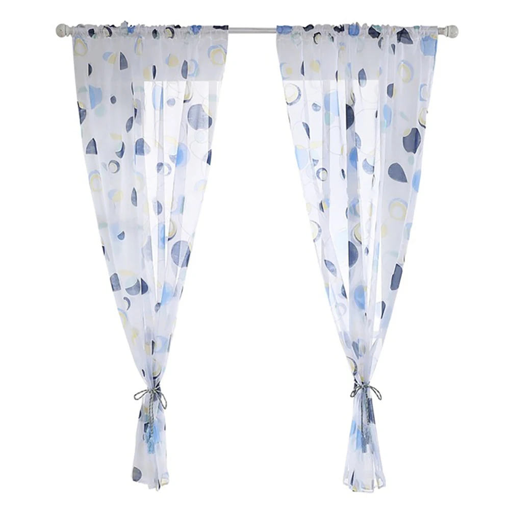 Современные короткие занавески для кухни тюлевые на окна гостиной спальни шторы