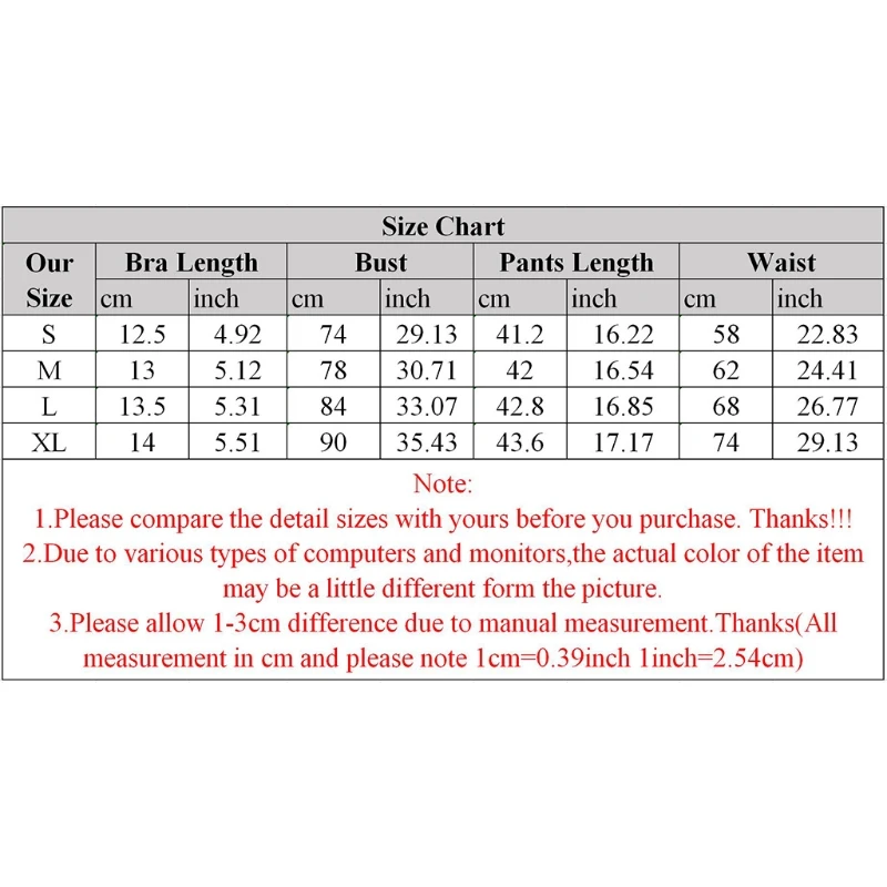 

Women Sexy 2pcs Bikini Set U-Shaped Metal Wire Push Up Swimsuit Strapless Bandeau Top and Thong Solid Color Bathing Suit