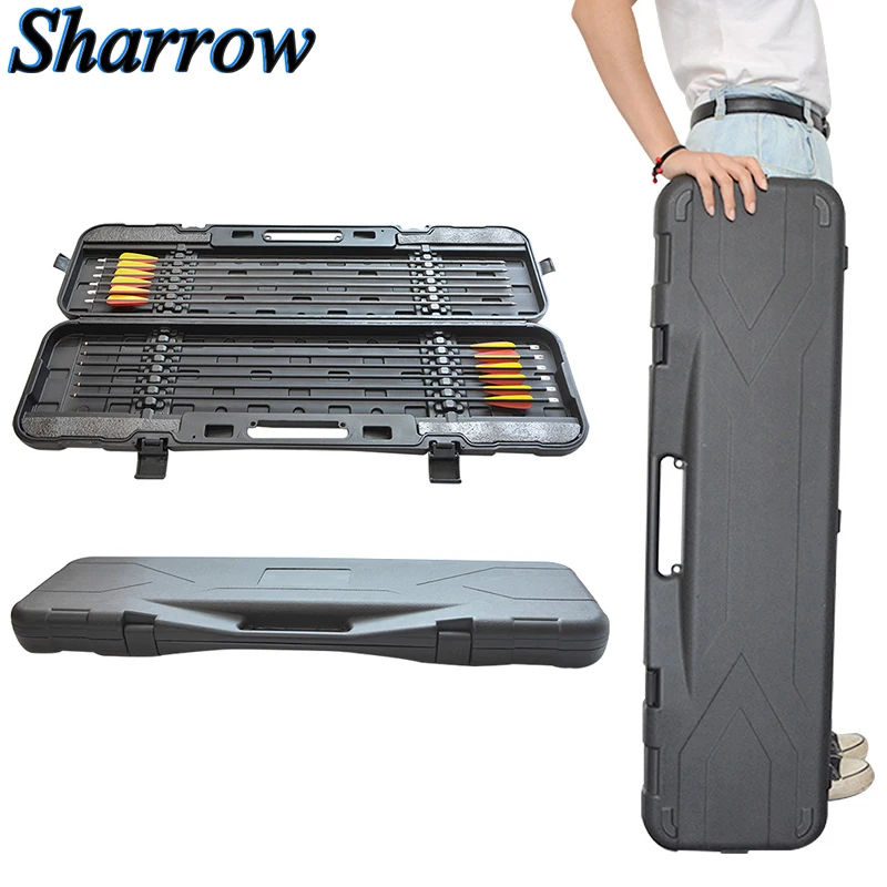 Archey Arrow Hard Case Hunting Holder Quiver Tube Box for Protect Shooting Accessories | Спорт и развлечения