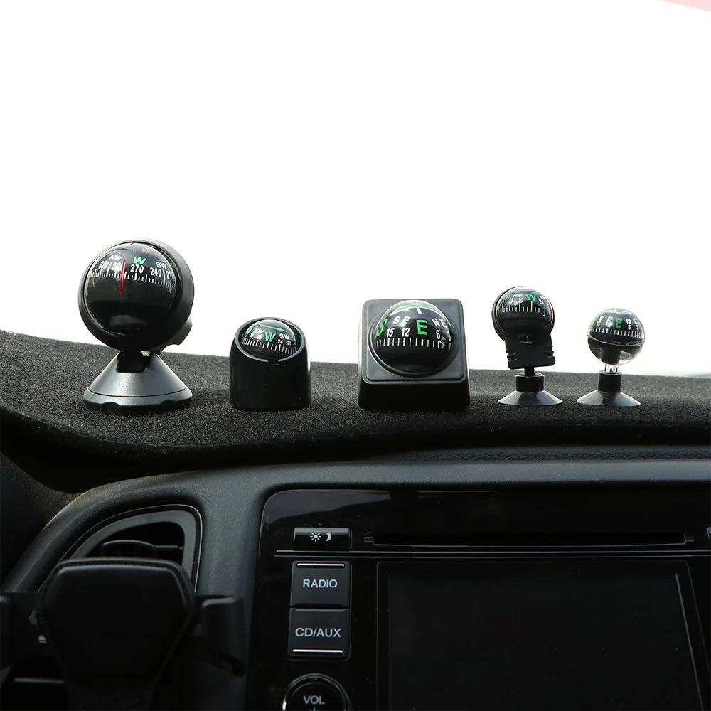 1 шт. многофункциональный универсальный автомобильный компас для крепления на