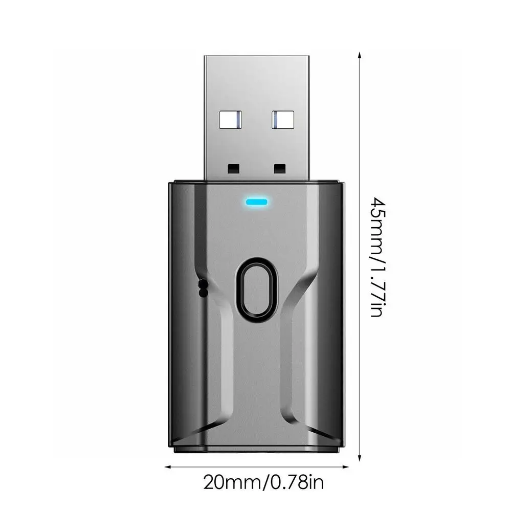 Беспроводной USB адаптер для аудио портативный простой в подключении широко
