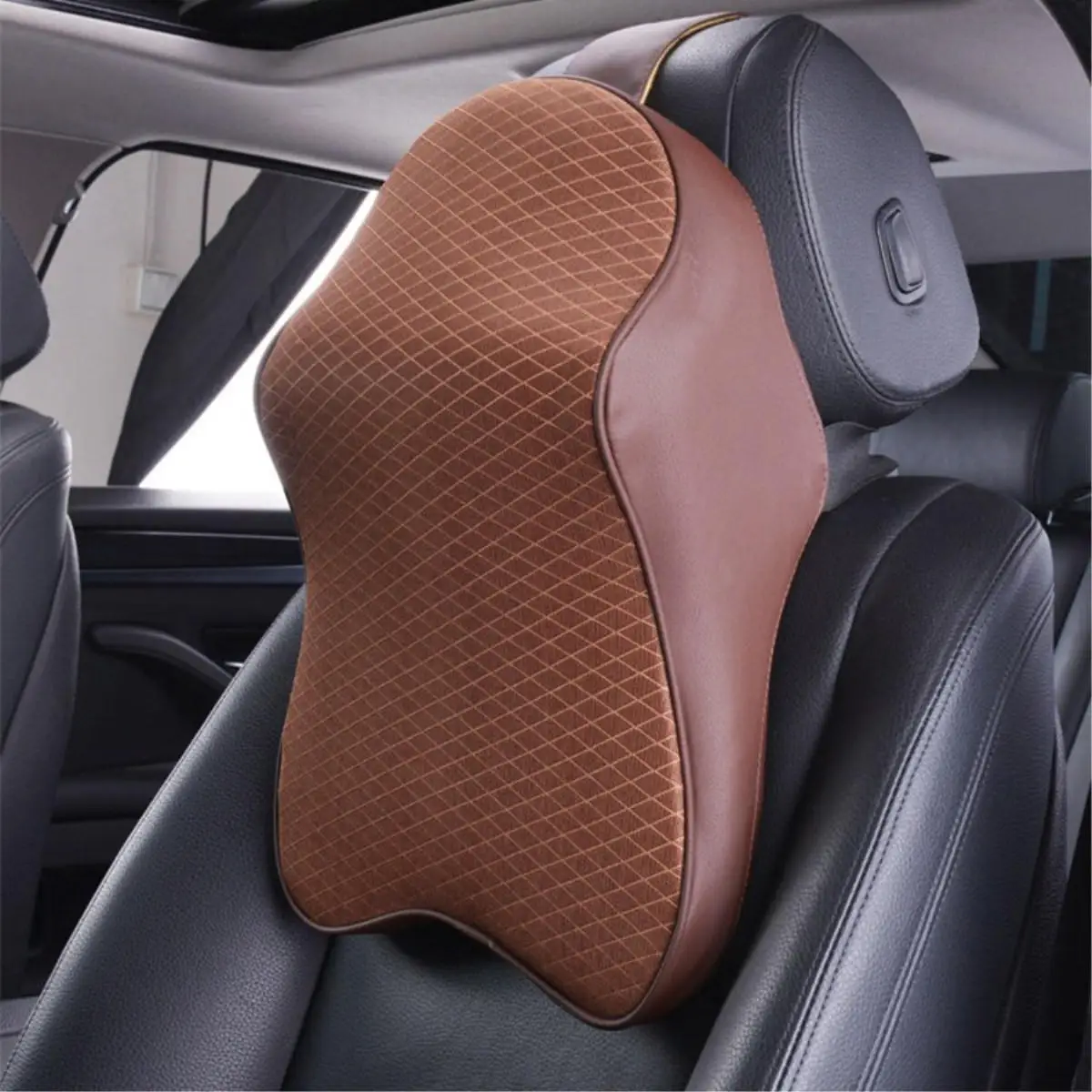 

Car Seat Head Rest Pad Memory Foam Pillow Head Neck Rest Support Cushion