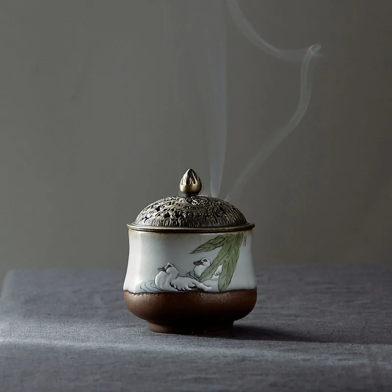 

Backflow Sandalwood Incense Burner Bowl Fountain Gothic Decor Incense Burner Aluminum Smoke Quemador De Incienso Burner Incense