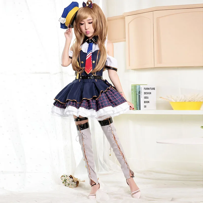 DM COS женское праздничное платье костюмы японское аниме Love Live Южная птица школьная
