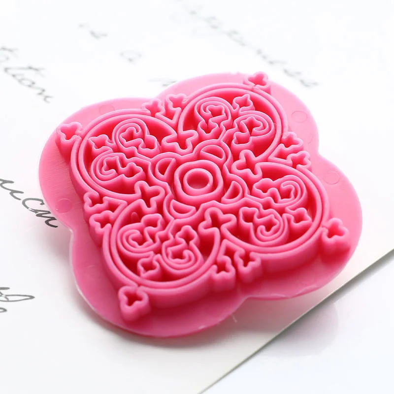 5 шт. Мандала платье с кружевным узором для выпекания печенья Форма выпечки Резак