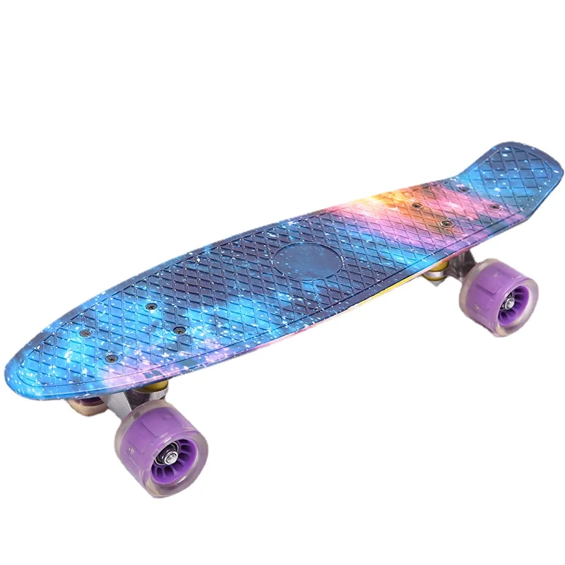 

Скейтборд Mini Cruiser, детский Лонгборд, скейтборд для начинающих и подростков, 22 дюйма