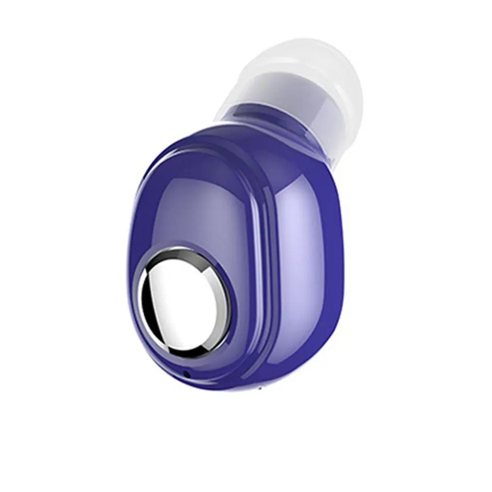 Blue L15 мини беспроводные Bluetooth наушники спортивные беспроводные наушники стерео магнитные одиночные стерео наушники-вкладыши беспроводные наушники - Цвет: Blue
