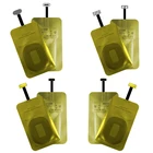 Беспроводное зарядное устройство Qi для iPhone 7, 6, 6s Plus, Micro USB, Type-C, беспроводное зарядное устройство, приемник для Samsung S7, S8, edge