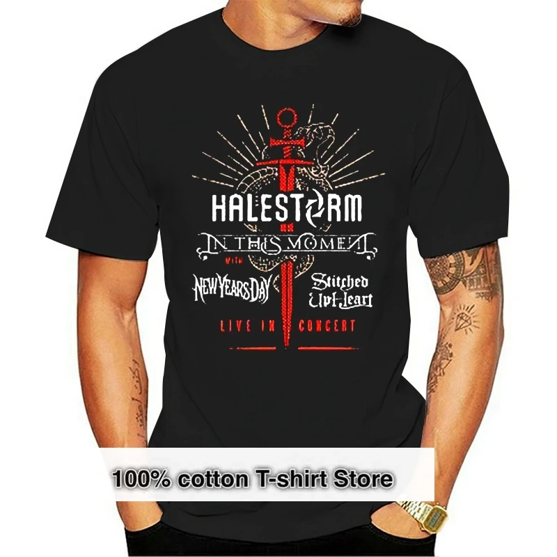 

Halestorm в этом момент логотип 2018 Женская футболка S - 2XL