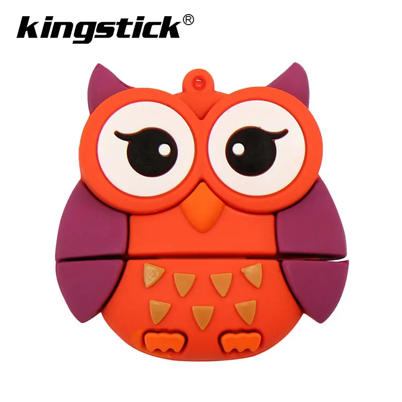 M1 Owl Милые животные usb флеш-накопитель Сова Пингвин, лиса пчела 32 Гб Флешка 16 Гб usb флешка 4 ГБ 8 ГБ Флешка usb флешка u диск флешка - Цвет: M1 Owl