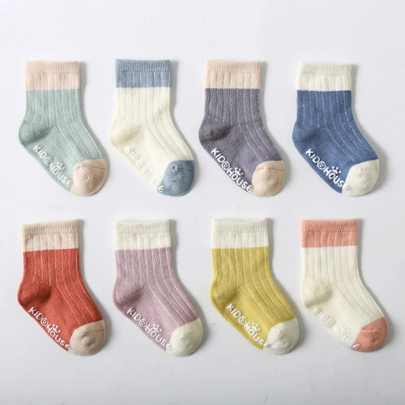 

2021New Baby Floor Socks Cartoon Anti Slip Cotton Socks Newborn Floor Socks Quality Comfort Cotton Knit Cute Toddler Socks