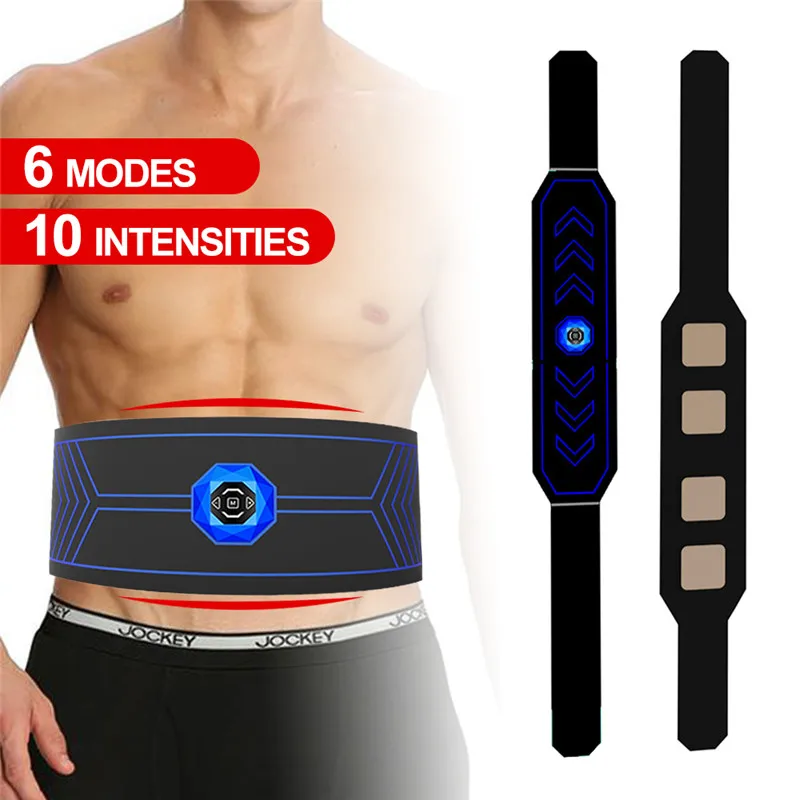 Пояс для похудения Электрический тренажер брюшного пресса стимулятор мышц тонер