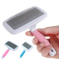 pet dog comb cat pin comb stainless steel needle hair brush remover fur shedding grooming and care supplies for dogs cats chiens