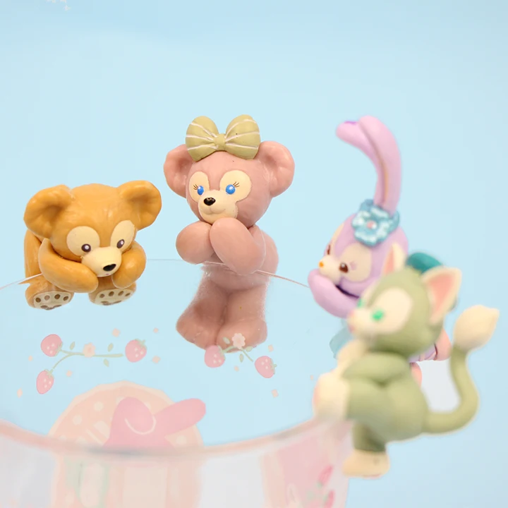 Мультяшные милые медведи Duffy и shelliemay stelllalou Gelatoni кошка фигурка коллекция гаражный Комплект Кулон аксессуары для игрушечной куклы