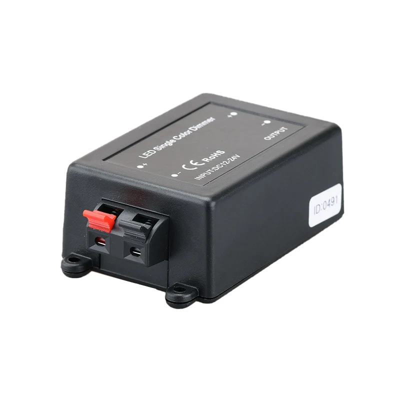 

3 Key Rf Wireless 12-24v Led Dimmer Controller For 3528 5050 Single Color 12v Led Strip Light 12v 96w/24v 192w