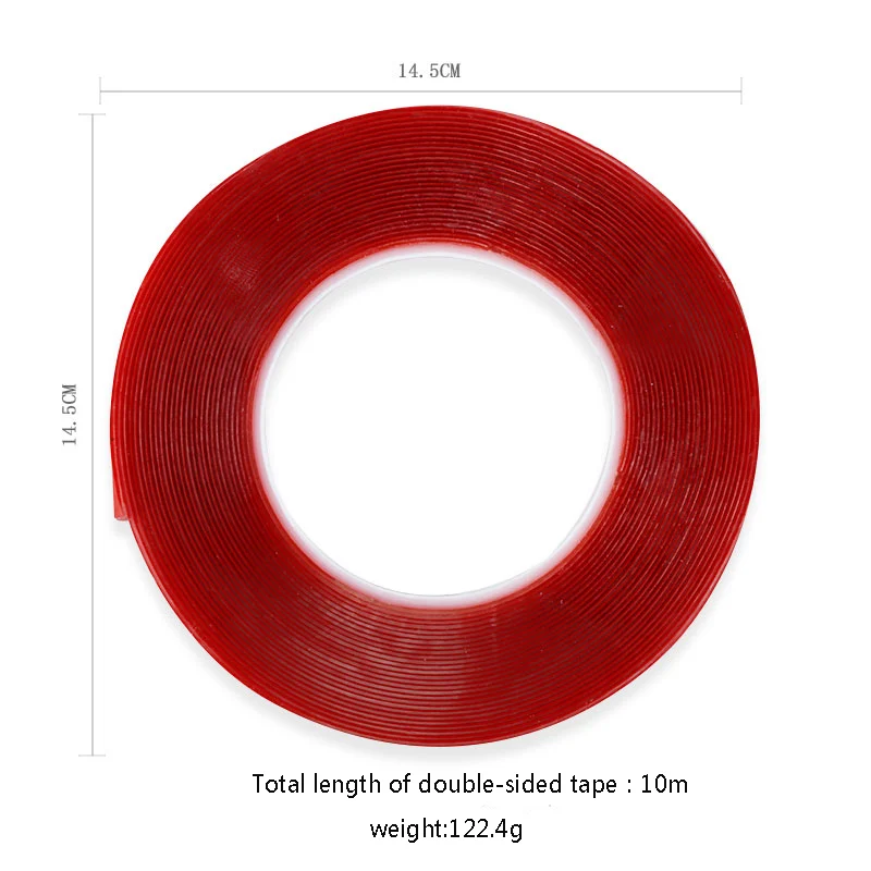 

1Pcs Transparent Double Sided Tape Used to Mix Nail Polish Professional Nail Mixing Palette Mat Show DIY Manicure Accessories