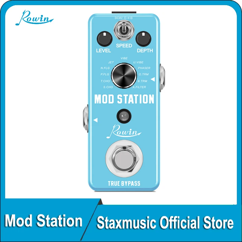Rowin LEF-3808 Mod Station Pedal 11 Kinds Of Classic Modulation Effect Storage Of Timbre Sound Pedals enlarge