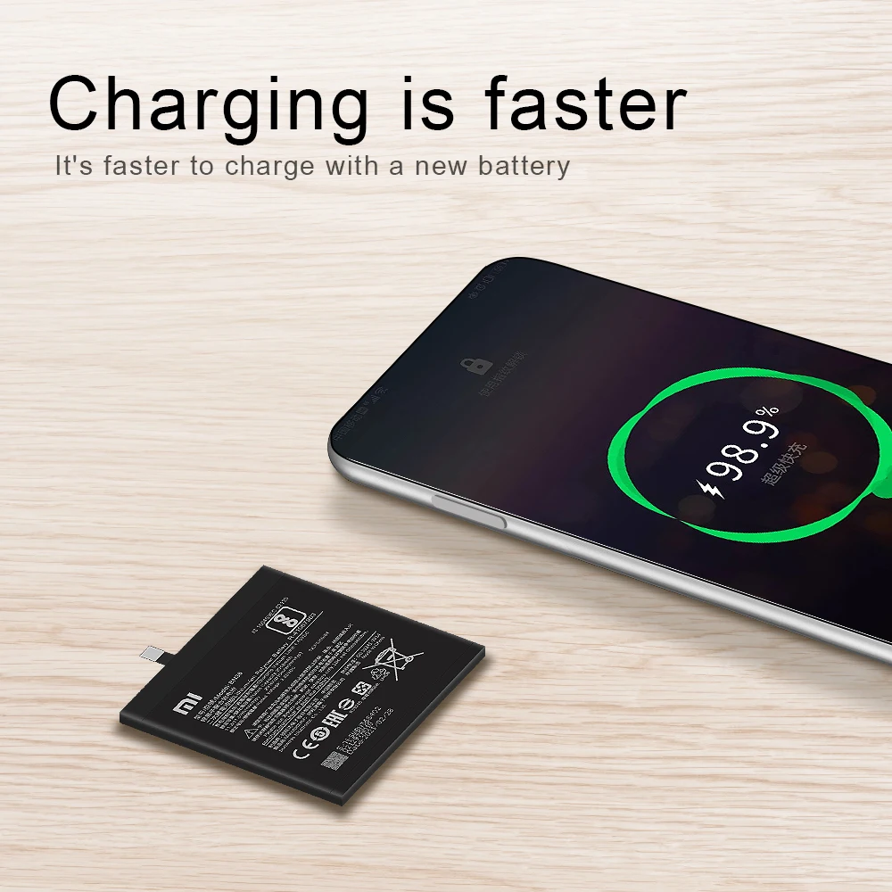 Аккумулятор для телефона Xiao Mi BN36 Xiaomi 6X Mi6X A2 MiA2 2910 мАч сменный аккумулятор высокого