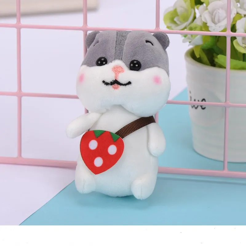 Детская Милая мышь фруктовый хомяк плюшевая кукла-Подвеска детская сумка кулон