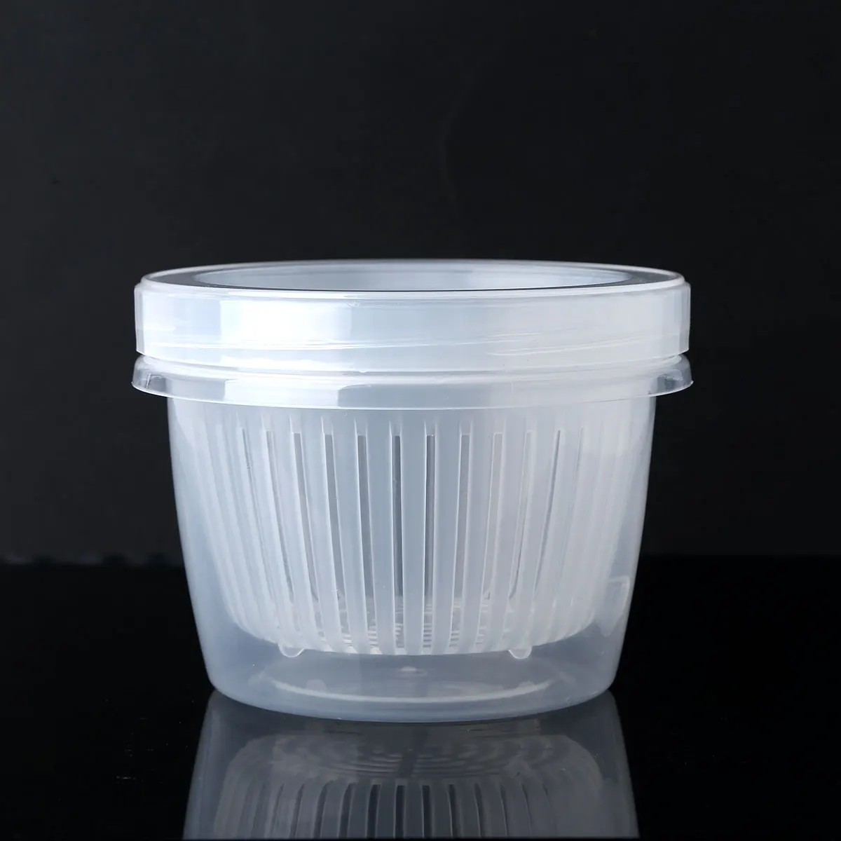 Fruit Chopped Green Onion Preservation Box Crisper Kitchen Ginger Garlic Storage Round Colander Strainer Draining Sealed | Дом и сад