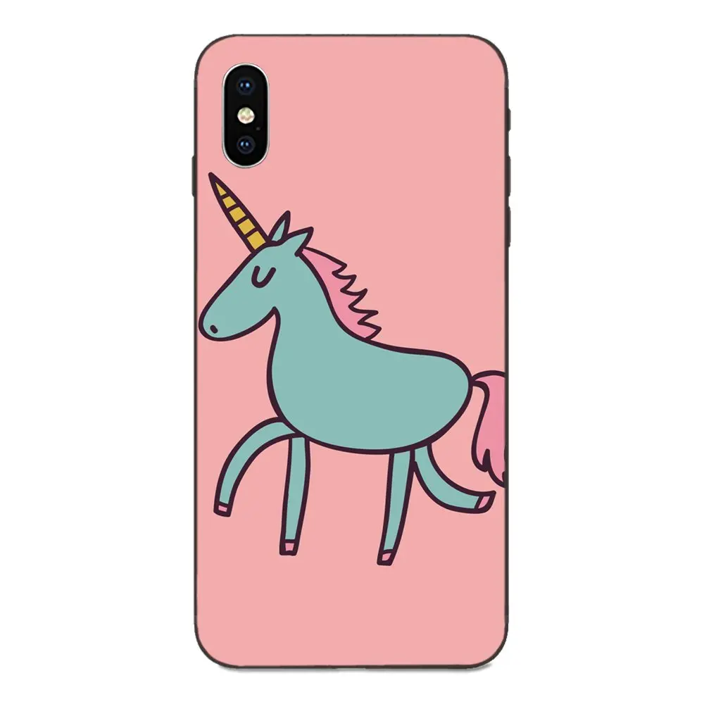 Милый мультяшный единорог лошадь для Huawei nova 2 2S 3i 4 4e 5i Y3 Y5 II Y6 Y7 Y9 Lite Plus Prime Pro 2017 2018 2019