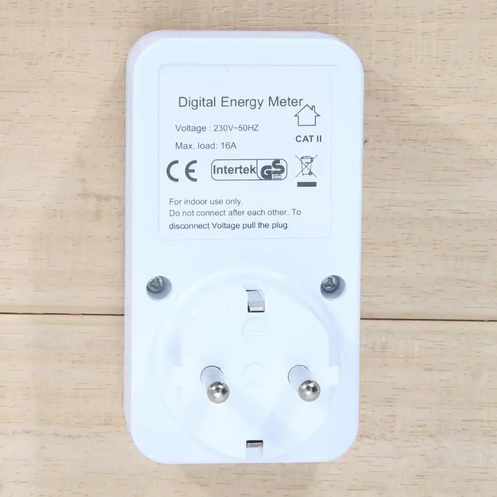 Digital Wattmeter LCD Energy Monitor Power Meter Electricity Electric Measuring Outlet Analy Usage Monitoring Socket EU | Обустройство