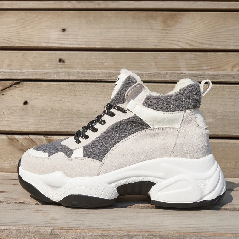 Белые женские туфли Модные брендовые с толстой подошвой zapatos de mujer Дышащие черные