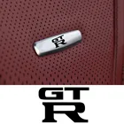 Детское кресло для автомобиля Наклейка на переднее сиденье, металлические значки для NISSAN GTR C210 R30 GTS-R R33 R34 R35 GT-R Nismo R35, автомобильные аксессуары