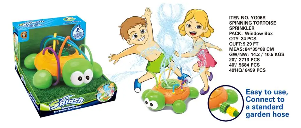 

Funny Cartoon Animal Tortoise Grass Water Playing Toys Summer Heat-Escape Garden Sprinkler Kids Party Accessories Amusement