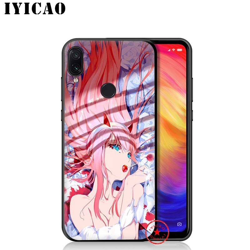 Мягкий чехол IYICAO Darling in the FranXX для Xiaomi Redmi Note 8 7 6 5 Pro 5A 4X силиконовая задняя крышка |