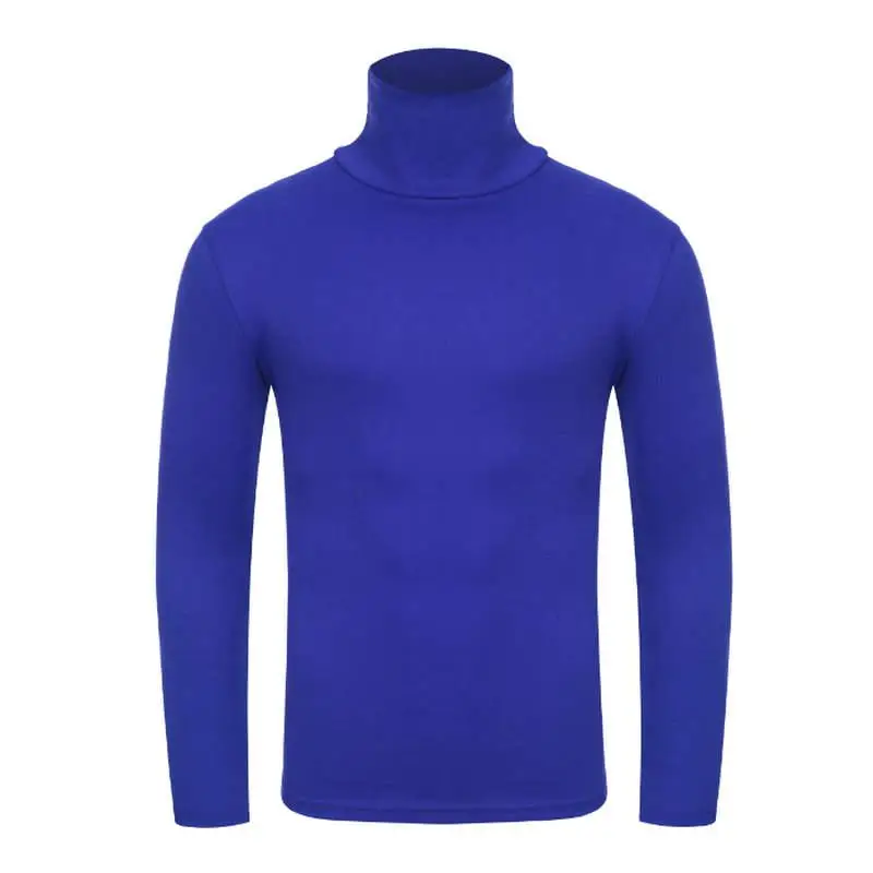 Новинка 2018 осенне зимний мужской свитер Мужская водолазка однотонный