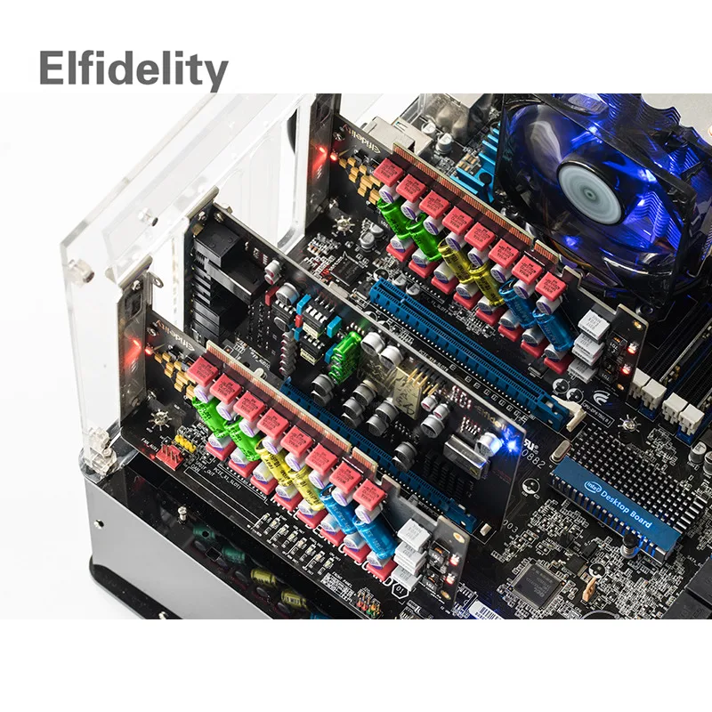 Компьютерный ПК elfaith фильтр для очистки помех PCI /PCI-E Rainbow Max HiFi audio | Компьютеры и