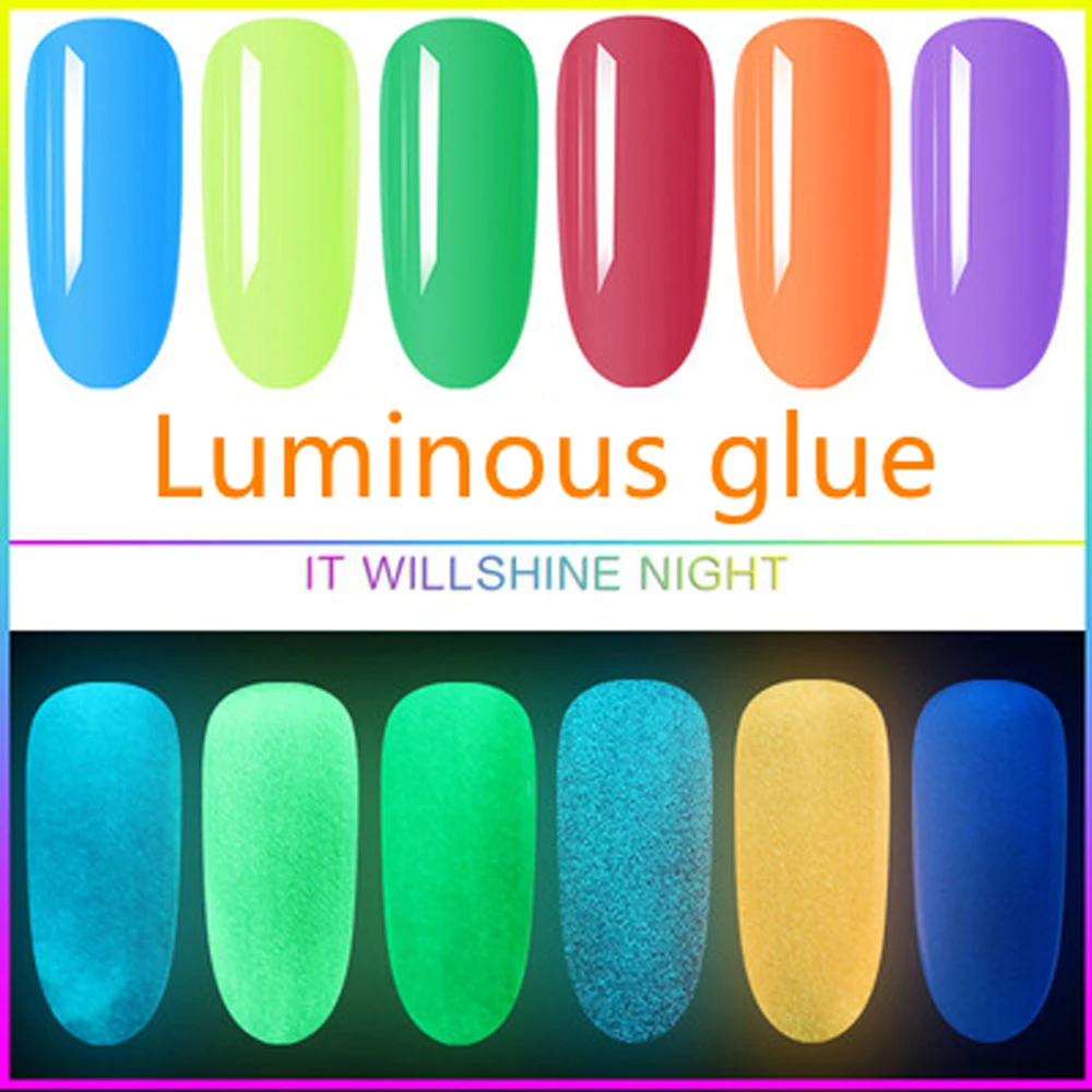 

Nail Art световой гель флуоресцентные разноцветные конфеты светильник терапии клей для полировки ногтей клей для ногтей гель для ногтей для ри...