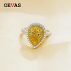 Женские кольца из серебра 100% пробы, с фианитом