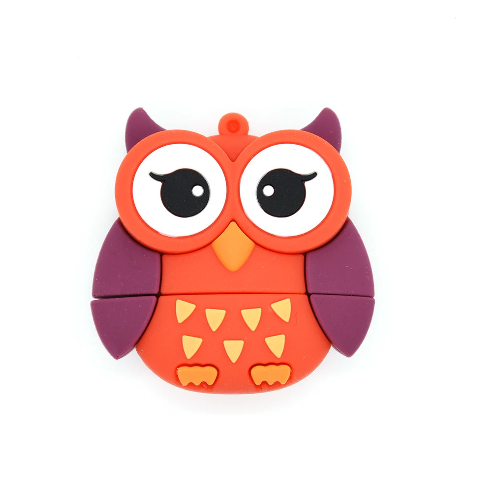 Флэш накопитель животное мультяшная Сова bee 64 ГБ 32 милый usb флэш 128 256 16 8 4 Гб