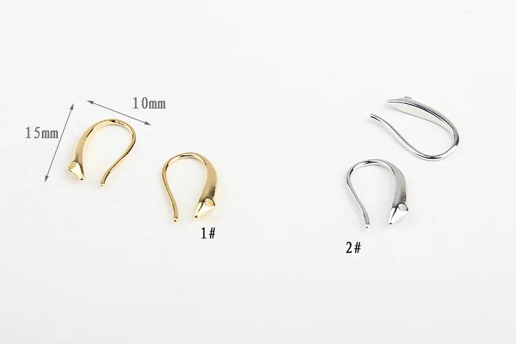 Diy handmade jewelry earrings accessories pure copper plating Europe and the United States French ear hook | Украшения и