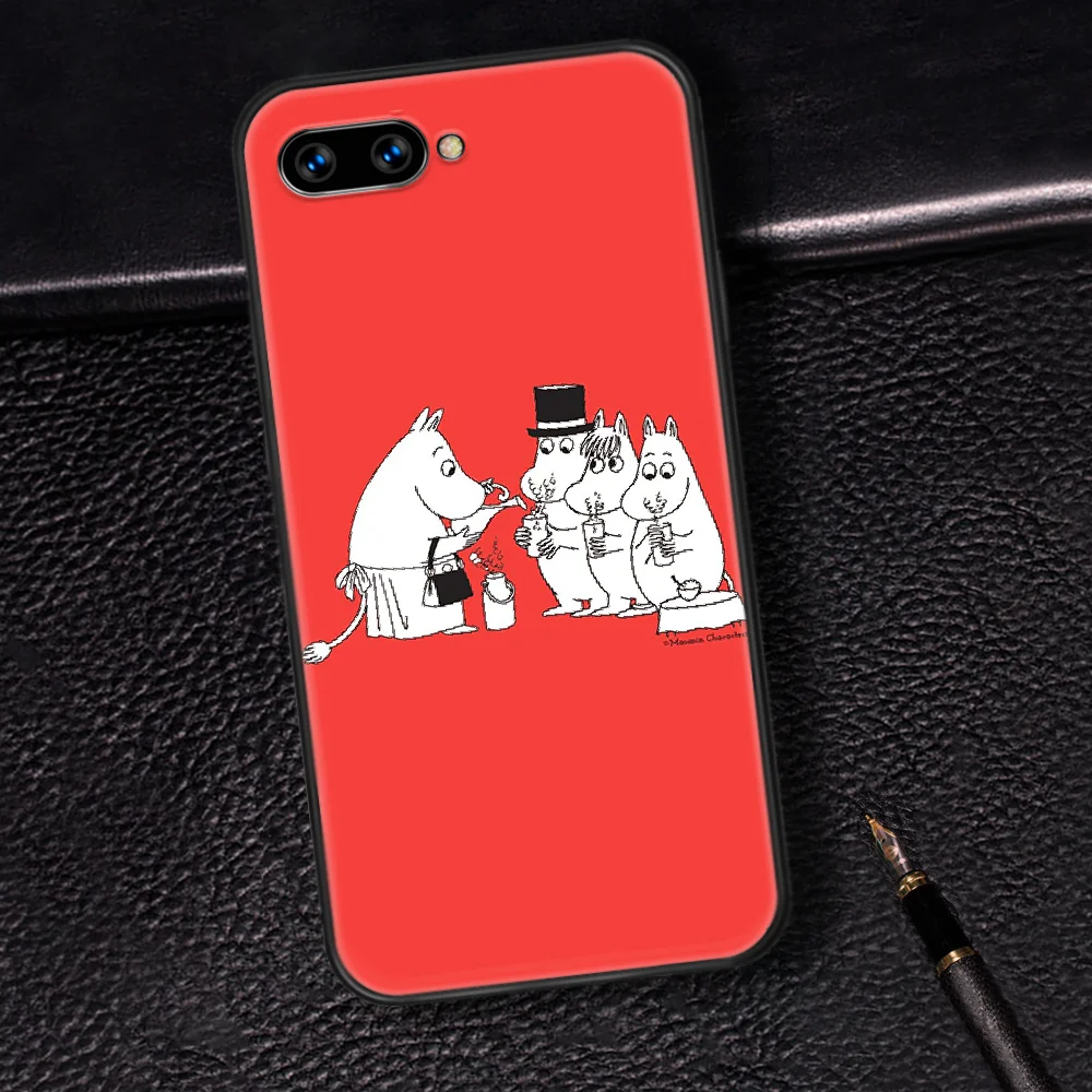 

Moomines Cartoon Phone Case Cover Hull For HUAWEI Honor 6A 7A 7C 8 8A 8S 8x 9 9x 10 10i 20 Lite Pro black Prime Soft Coque