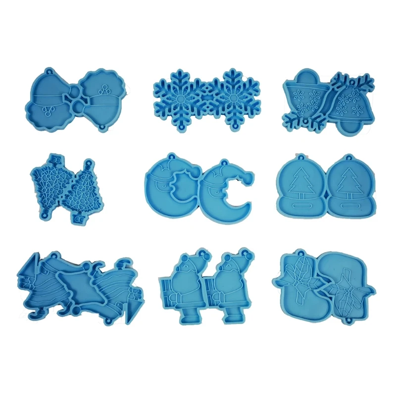 

Формы из смолы, рождественская подвеска, форма для сережек, ювелирные изделия из силиконовой смолы, формы для украшений, серьги, подвески, бр...