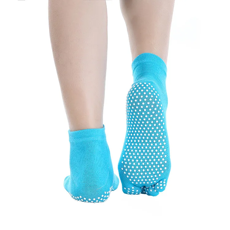 Professional Manufacturer Wholesale Cotton Yoga Socks 5 PAIRS Non-slip Yoga Five-finger Socks Floor Socks Sports Socks Running