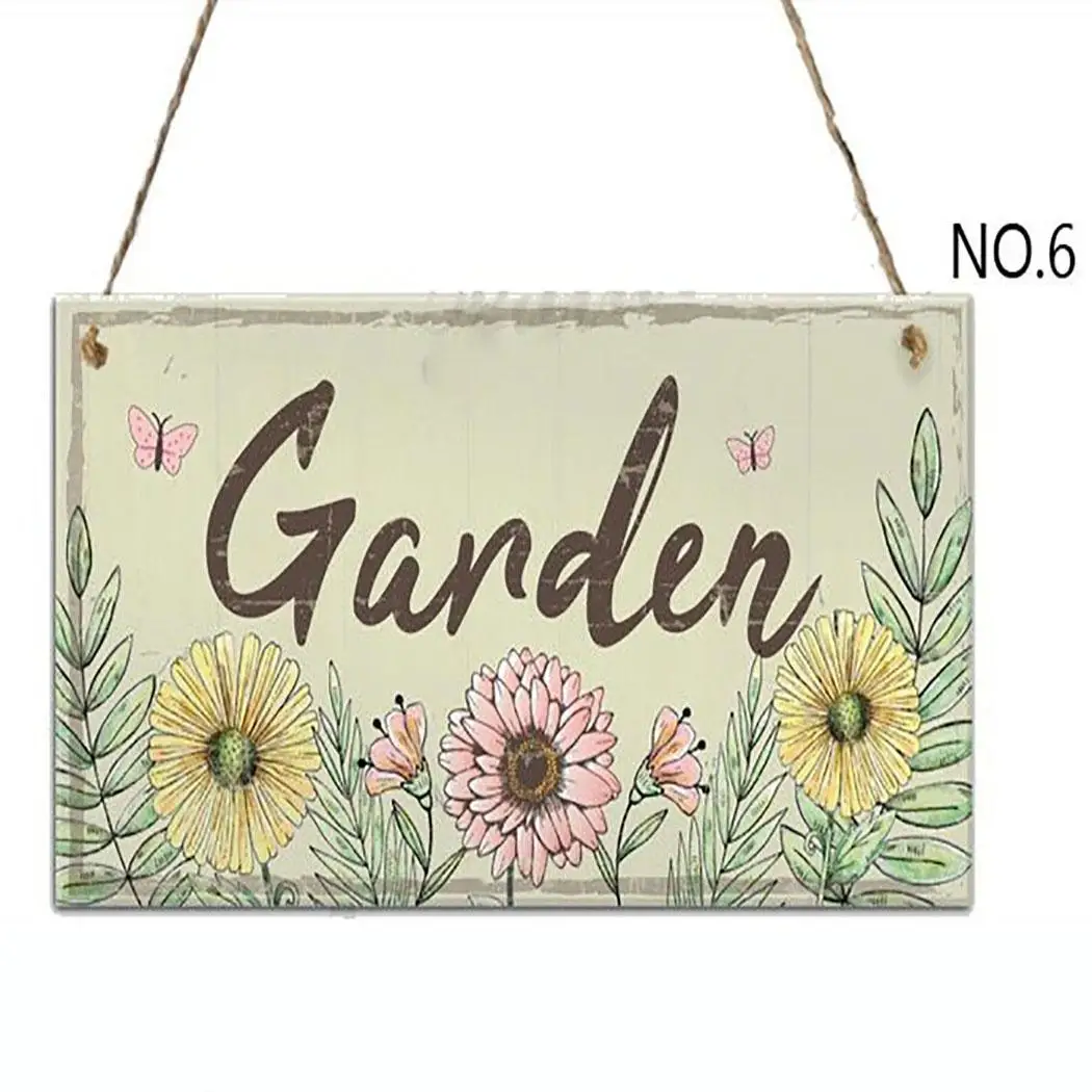 Практичный деревянный подвесной сад с буквенным принтом как на рисунке домашнее