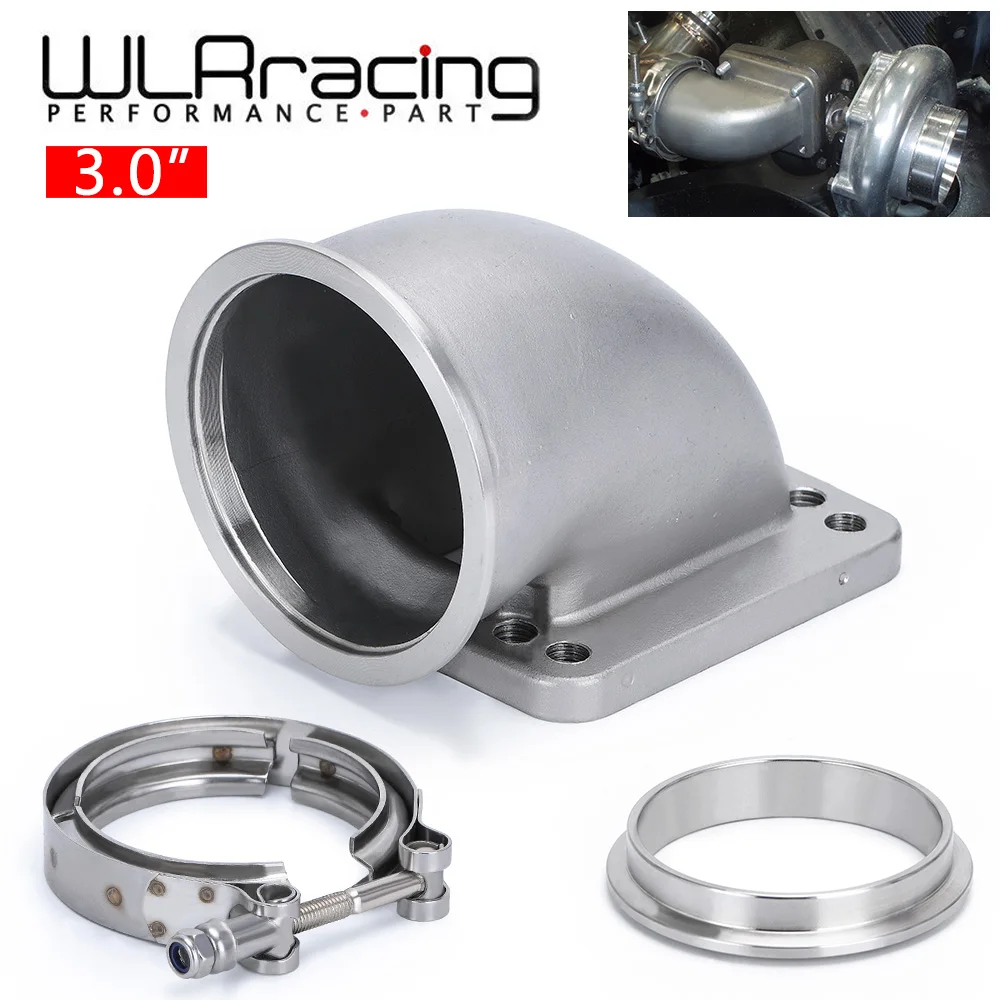 WLR 3 0 &quotVband 90 градусов для модели&quot cast turbo &quotлокоть адаптер фланец 304 нержавеющая