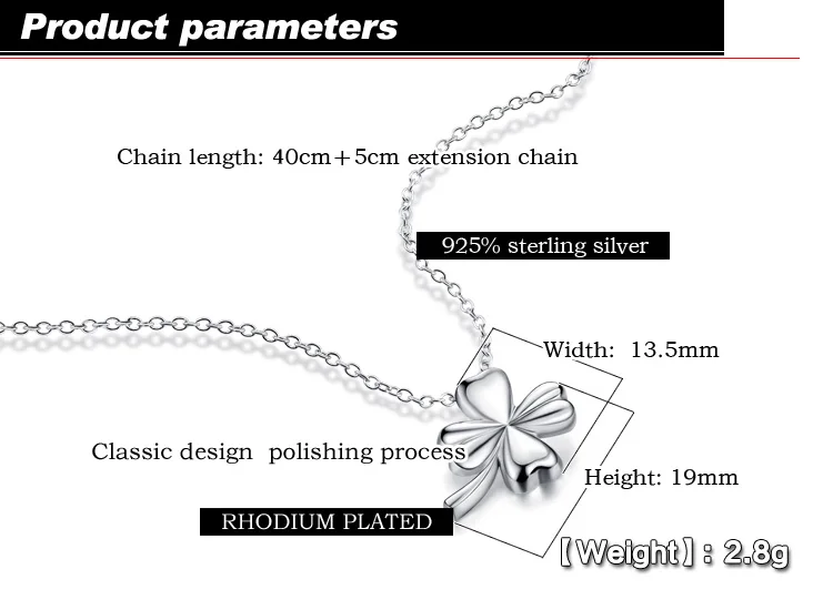 Простое изящное модное ожерелье из стерлингового серебра 100% пробы с кулоном в