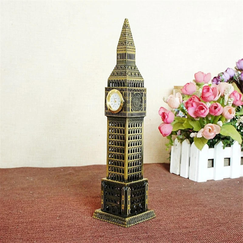 Часы Big Ben YWSM09C модель из сплава для домашнего декора|Статуэтки и миниатюры| |
