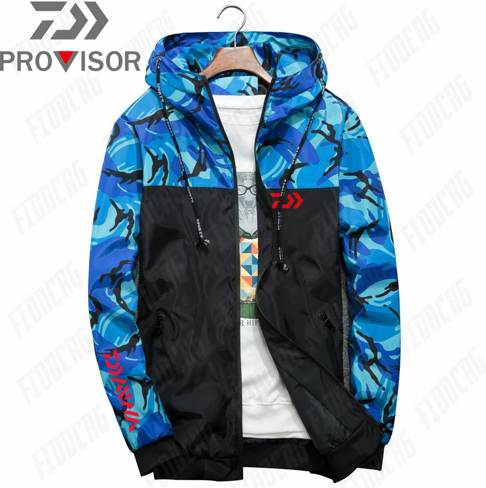 

Daiwa Spring Fishing Clothing Quick Dry Fishing Clothes Outdoor Sport Fishing Shirts Mens Breathable Camouflage Fishing Jackets