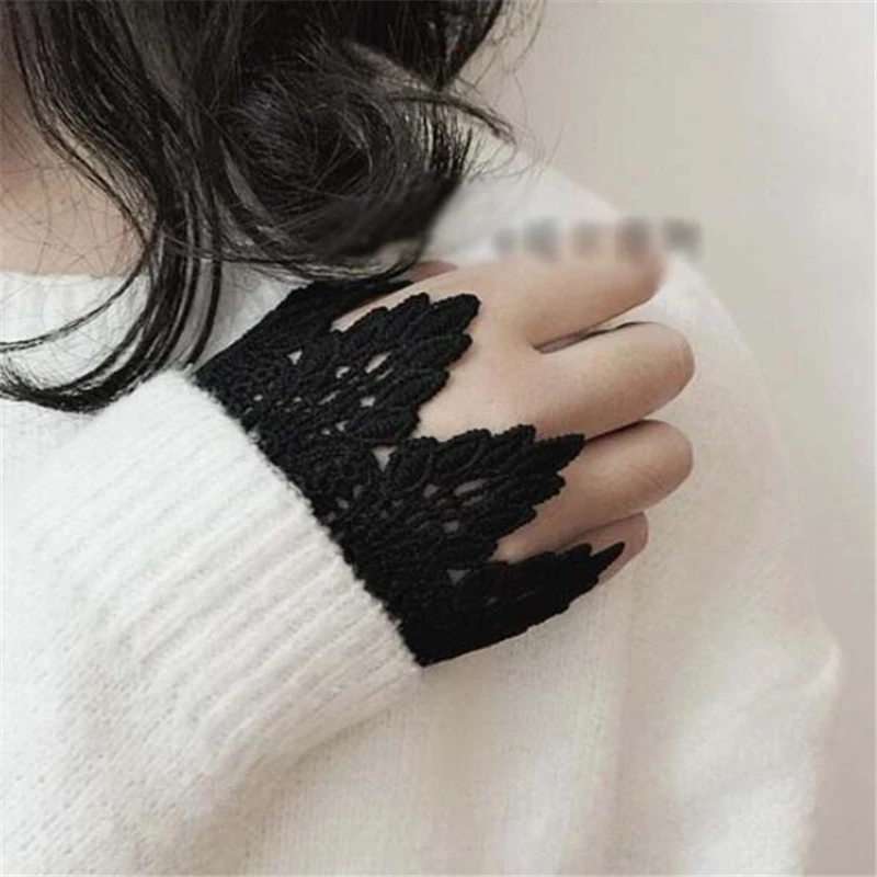 Новинка женские накладные манжеты на руку плиссированные Корейская Красивая