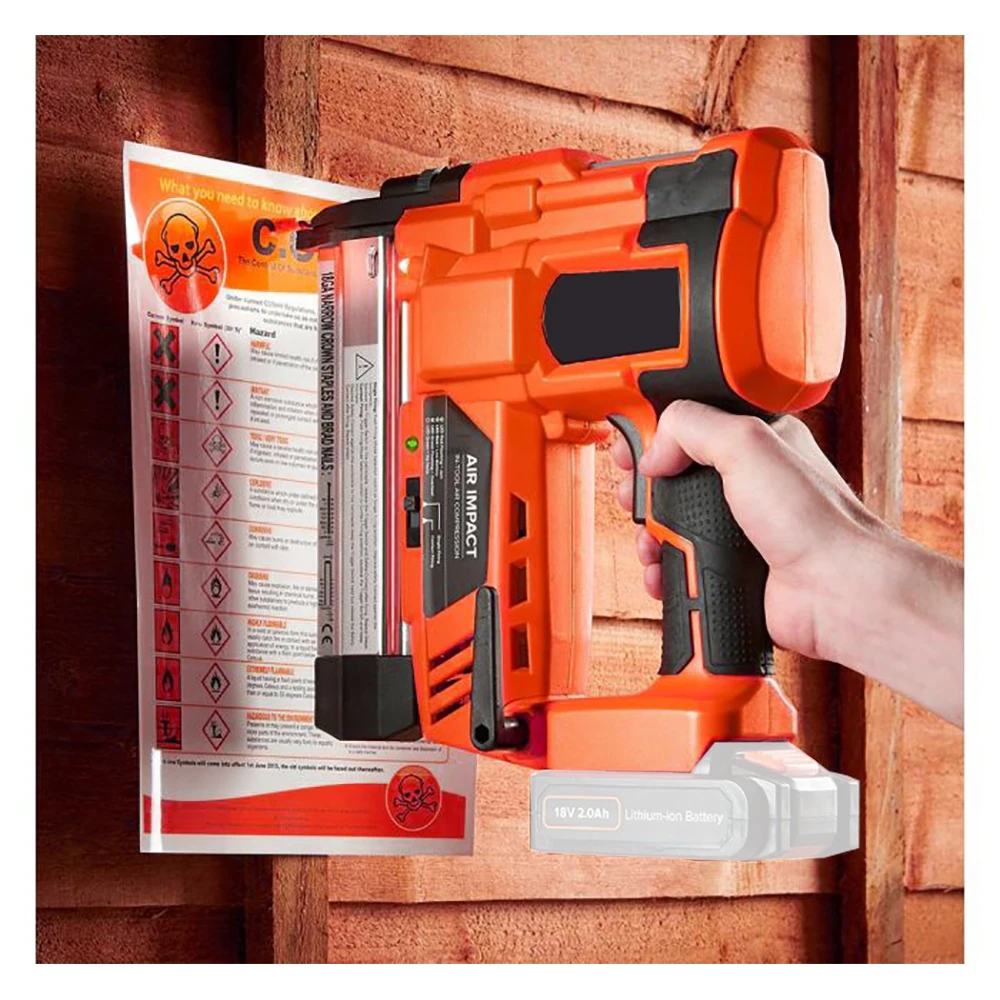 

CN Cordless Nailer & Stapler- 2 in 1 Heavy Tool With 18Volt Bare Tool For Makita Battery