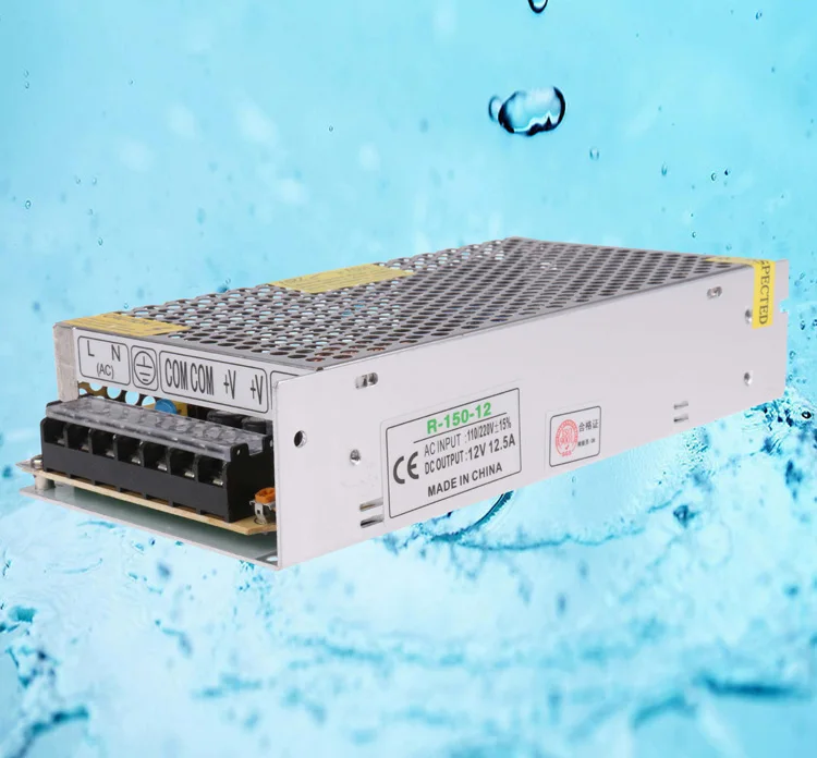 2018 г 1 шт./лот 12v 12.5a 150w Подача питания светодиоидному драйверу освещение