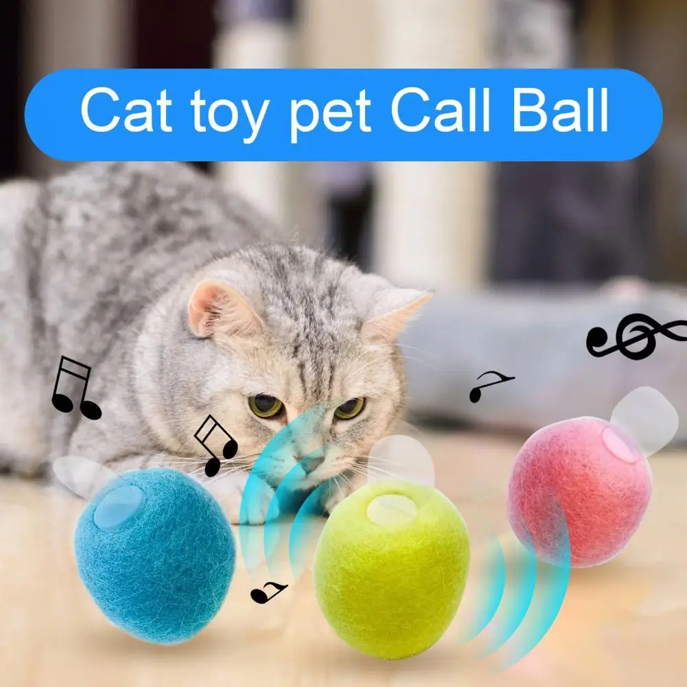 

Safe Durable Cat Barking Ball Toy Durable Cat Toy No Burrs Pet Accessories