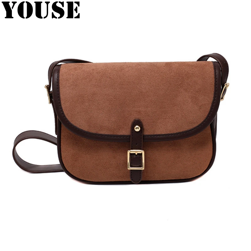 

YOUSE Brand Autumn Winter New Vintage Small Bags Female Trend Fashion Versatile Cross-body Bag Shoulder Bag Designer Bags Solid